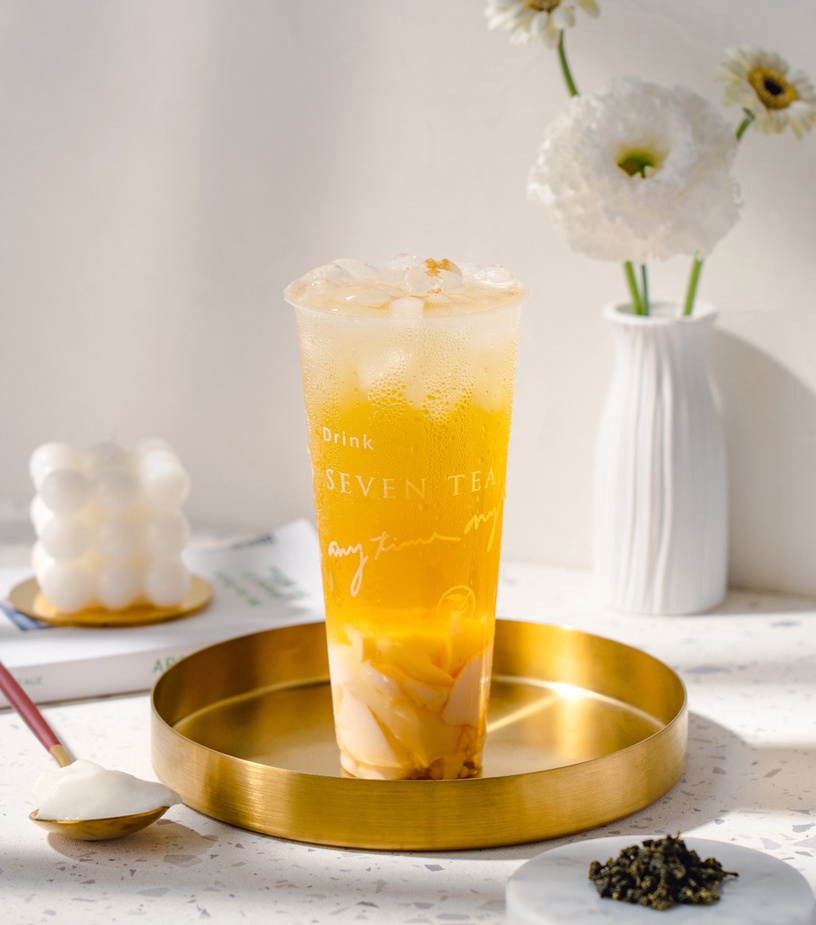 七盞茶 美粒柚惑 四季杏仁豆腐 葡萄柚飲品推薦