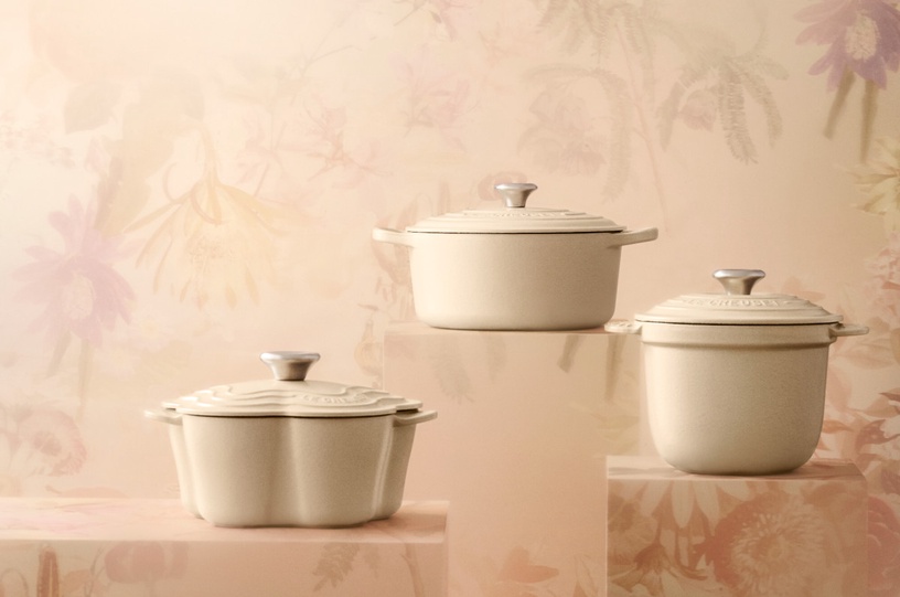 LE CREUSET「杏仁奶茶系列」仙氣滿點!攻佔春日時尚,極致純淨典雅美學,啟動美食探索
