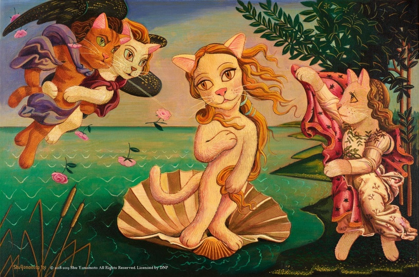 「貓美術館展」進攻高雄,獨家場景大公開~蒙娜麗莎、戴珍珠耳環的少女通通「喵化」