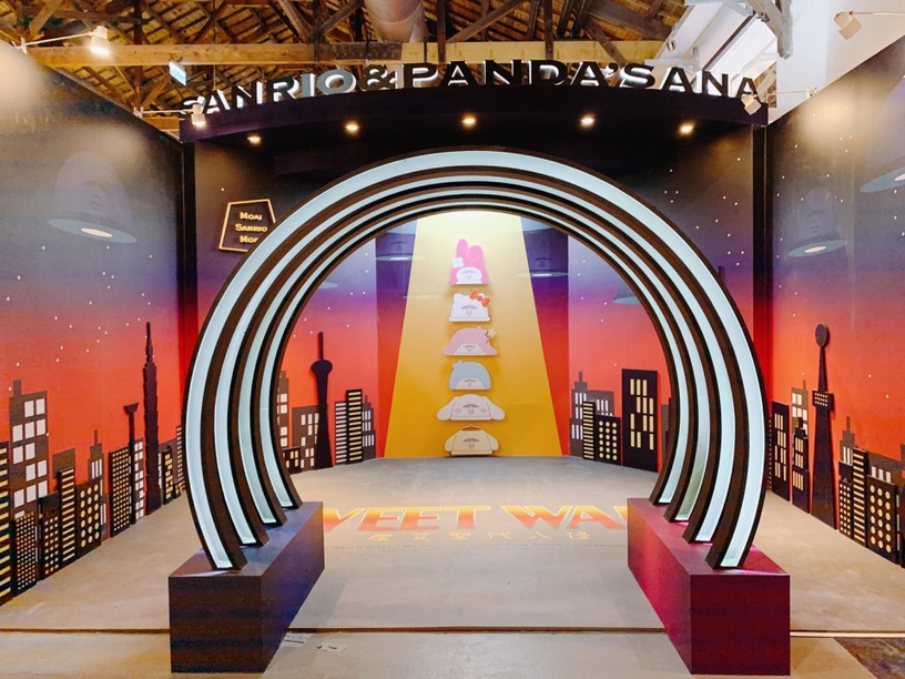戽斗星球X三麗鷗推出展覽啦!(右滑看更多超鬧的圖片)