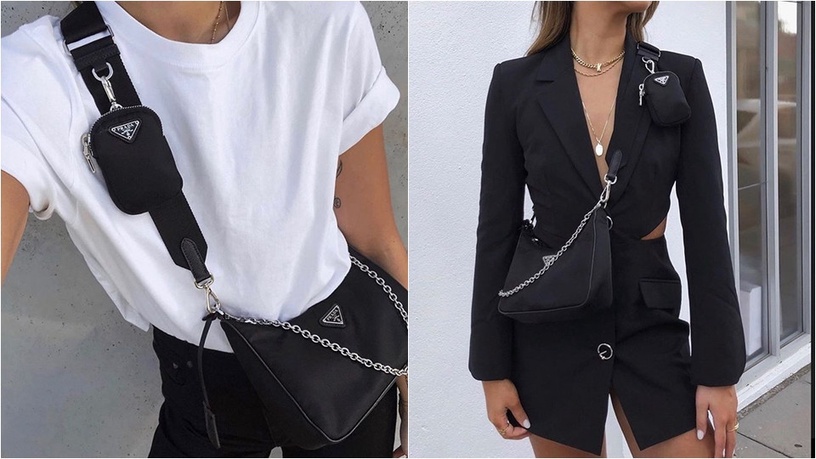 PRADA Cross-Body。圖片來源:IG@prettyproperquaint / IG@rosananee_a