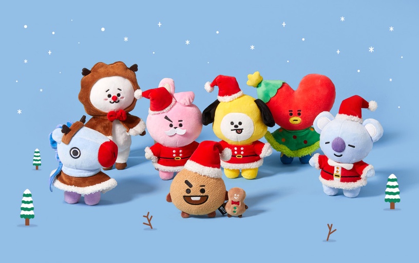 BT21聖誕新品上市!TATA、CHIMMY換上聖誕老人裝,加碼第四彈BT21盒玩,阿米們又要破財啦!