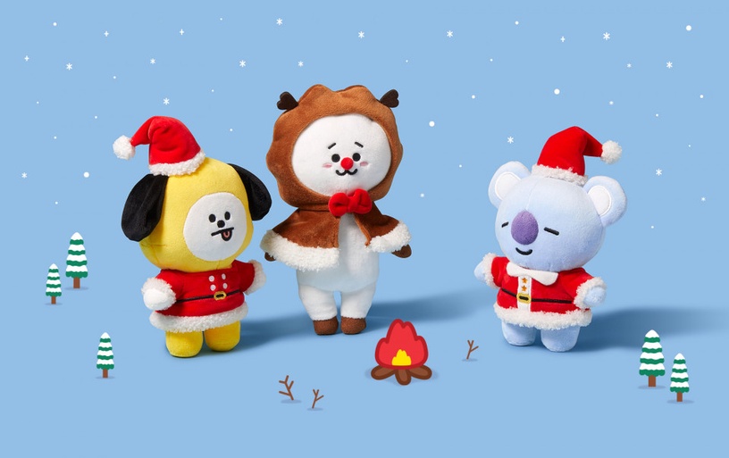 BT21聖誕新品上市!TATA、CHIMMY換上聖誕老人裝,加碼第四彈BT21盒玩,阿米們又要破財啦!