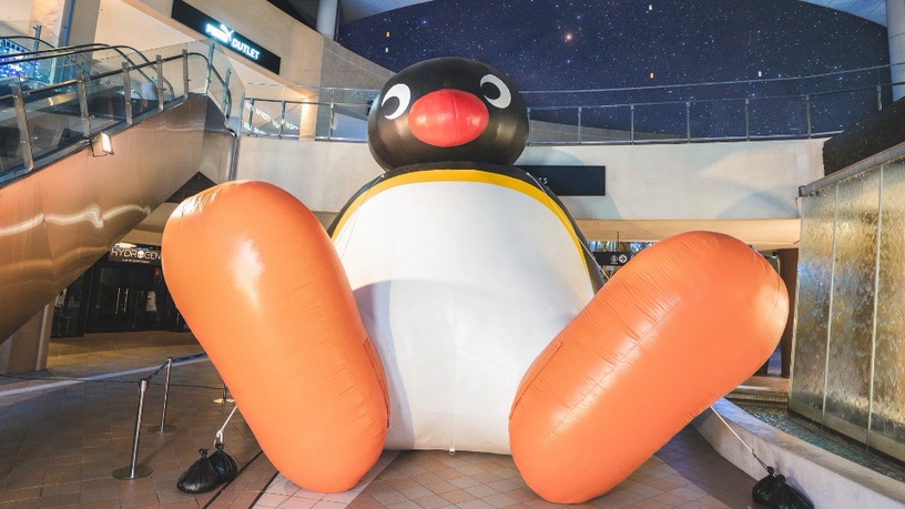 三井OUTLET聖誕點燈啦!巨型PINGU出沒林口三井,白色聖誕超夢幻、台中三井「寶石耶誕」最浪漫~