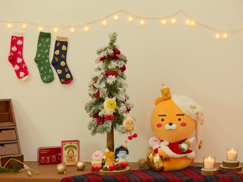 Kakao Friends推出萊恩長形抱枕,跟萊恩一起溫暖過冬!還有薑餅人萊恩絕對要收藏~