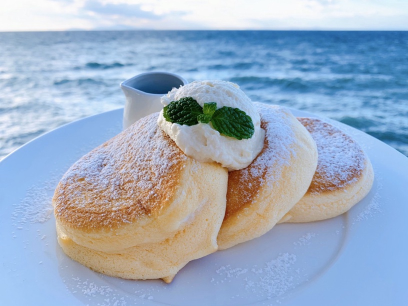 看得到瀨戶內海的鬆餅店!淡路島「幸せのパンケーキ」新開幕,邊看無敵海景邊吃鬆餅!