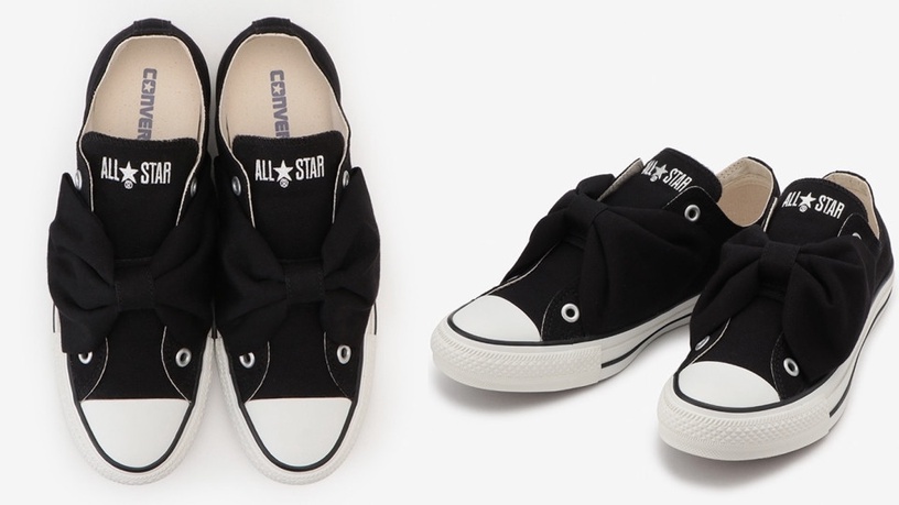 Converse full hearts「愛心情人節鞋款」,滿版愛心好甜!加碼爆紅「蝴蝶結懶人鞋」
