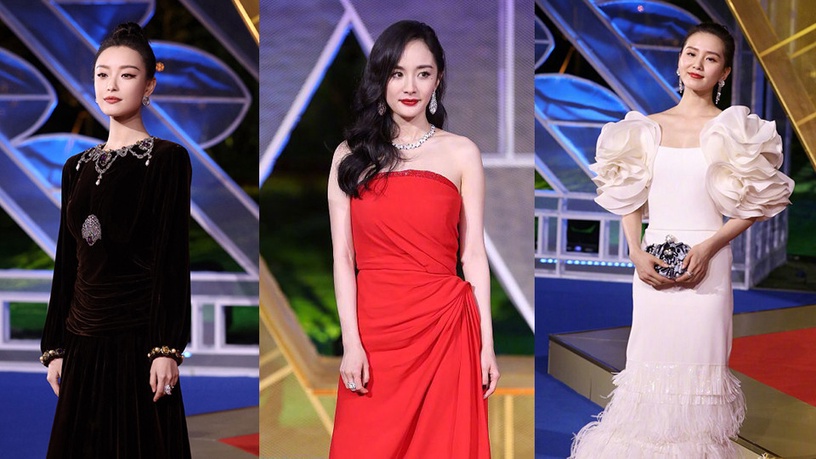 網議「誰才是真正的生圖殺手」!12女星紅毯造型精修vs未修,倪妮、劉詩詩勝過楊冪