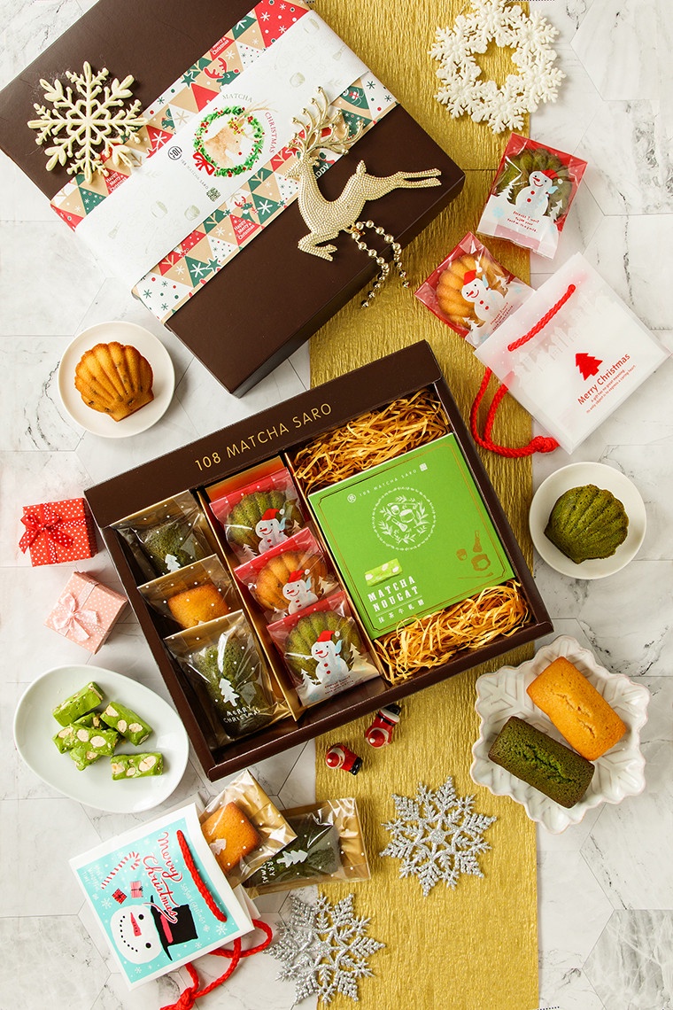 一〇八抹茶茶廊推聖誕甜點,白麻吉抹茶巧克力大判燒必吃,還有杏仁豆腐買一送一