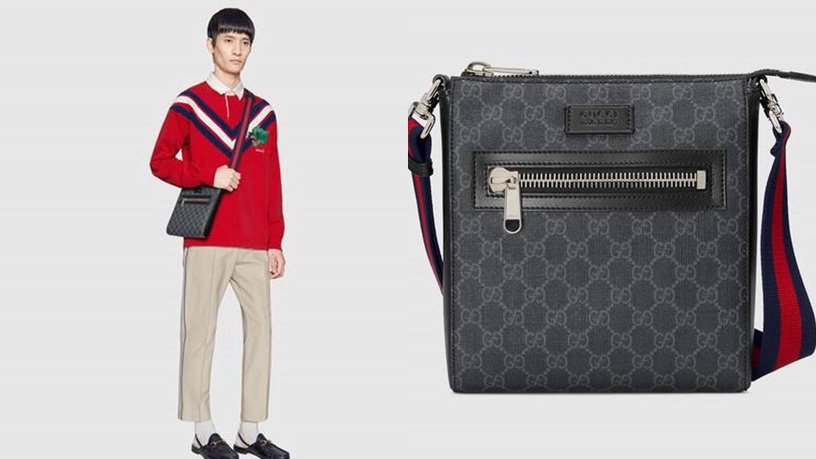 ＃第10名：Gucci GG supreme small messenger bag「肩背包」，售價：NT26,700