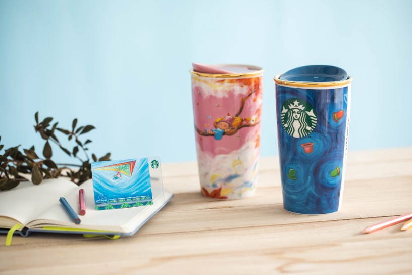 星巴克 X 幾米限量聯名登場,絕美幾米「雙層馬克杯」、「隨行卡」,12/11開始販售!