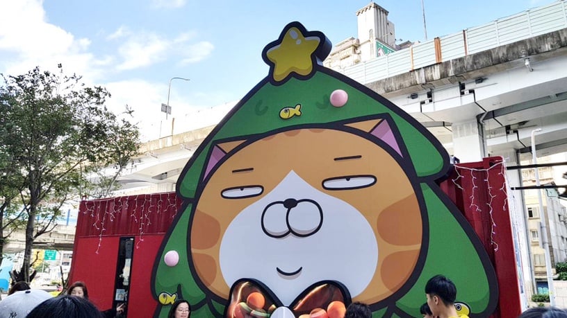 白爛貓玩轉派對就在三創!白爛貓期間限定快閃店限時1個月,還有三米巨型扭蛋機