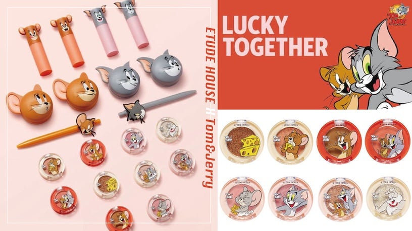 ETUDE HOUSE聯名湯姆貓與傑利鼠,右滑圖片看全系列!