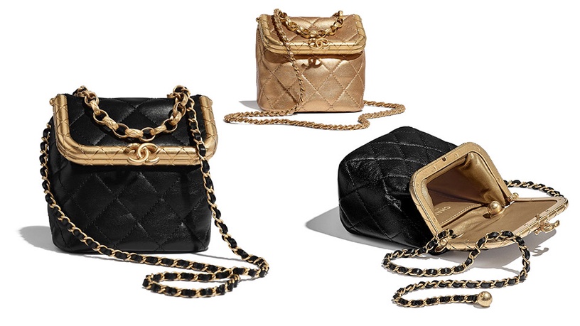 Chanel 2020 小型 kiss-lock 包,NT$133,500