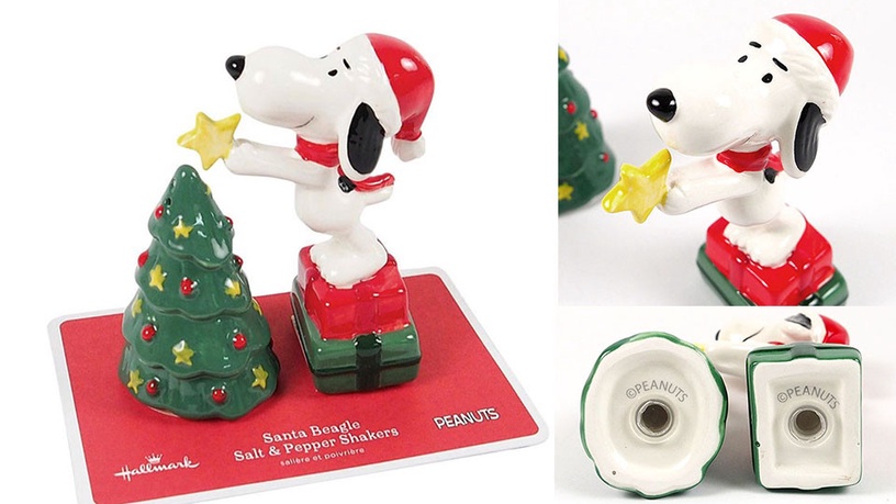 Snoopy 耶誕絨毛-聖誕花花【Hallmark-Peanuts™史奴比 禮品 聖誕節系列】/774元