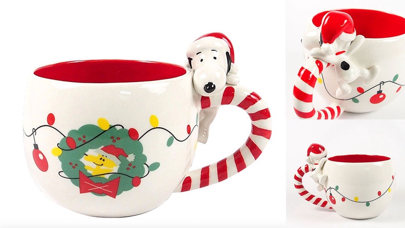 Snoopy 耶誕絨毛-聖誕花花【Hallmark-Peanuts™史奴比 禮品 聖誕節系列】/774元