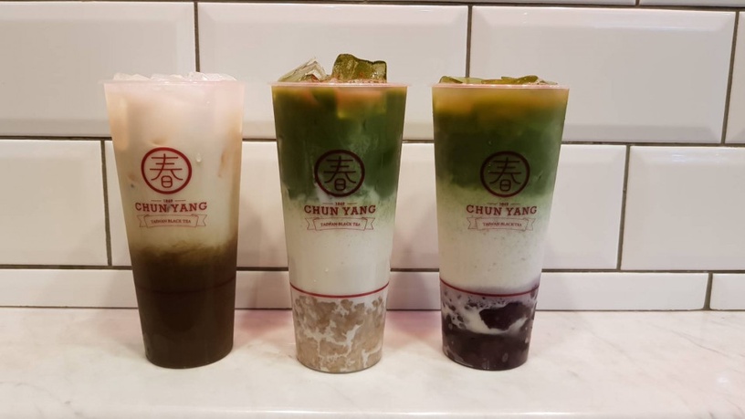 春陽茶事「京都抹茶鮮奶」!冬季新品超美漸層,還有焙茶也美得很犯規