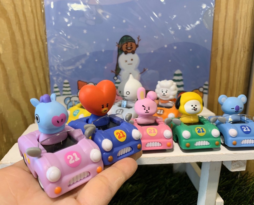 BT21 x 全家便利商店集點第二波!首次推BT21公仔迴力車,BT21粉絲一定要整套收!