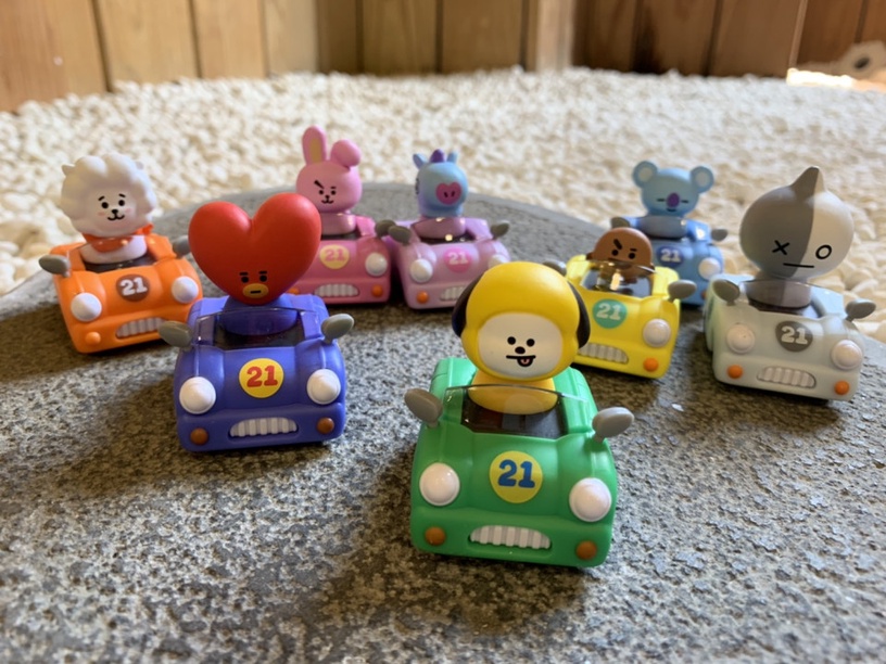BT21 x 全家便利商店集點第二波!首次推BT21公仔迴力車,BT21粉絲一定要整套收!