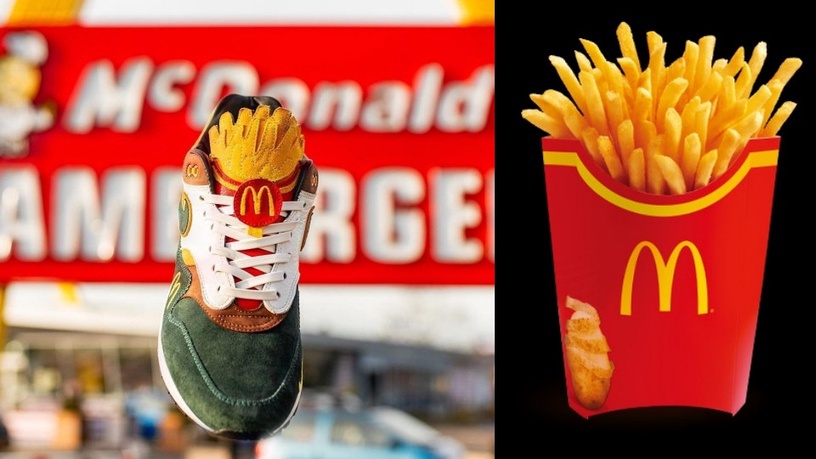 麥當勞 x NIKE AIR MAX 1 聯名球鞋？經典的「M」logo ，鞋舌竟然還是薯條造型! - BEAUTY美人圈