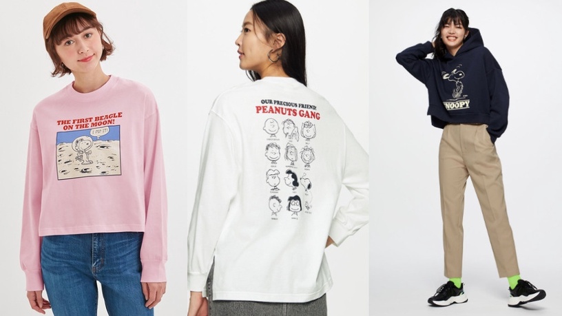 GU 聯名接連出招!Snoopy、Disney、Hello Kitty、STAR WARS、傳說對決通通來襲!