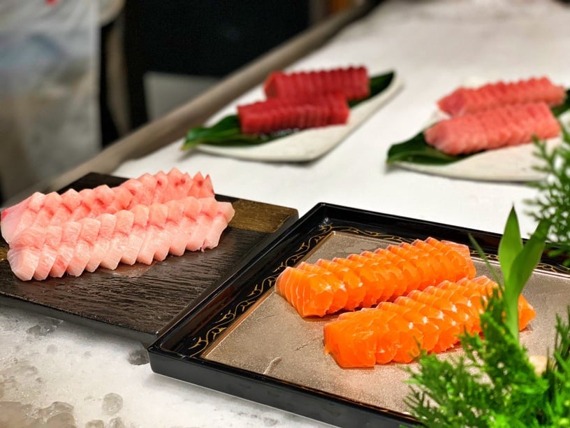 全店共分為9大餐區,一共提供150多種的菜色