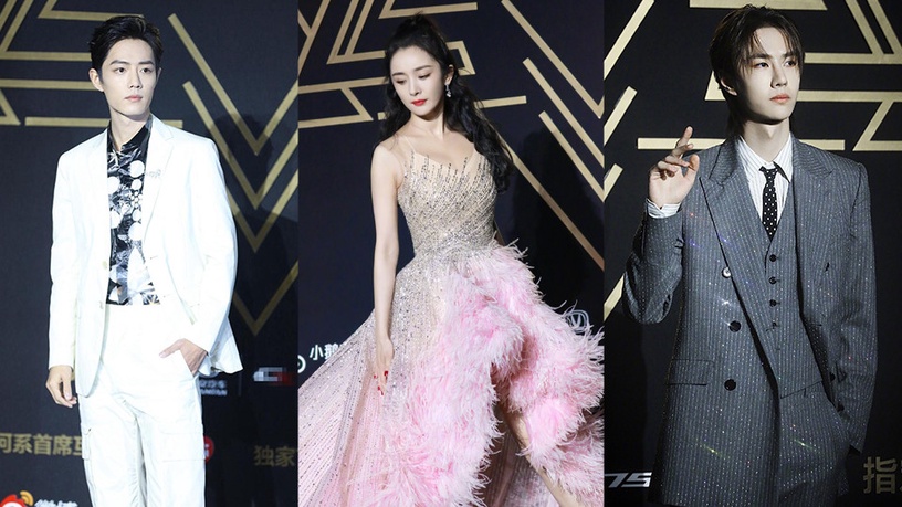 2019星光大賞紅毯12帥!肖戰、王一博齊聚,迪麗熱巴、楊冪、趙麗穎破天荒同框