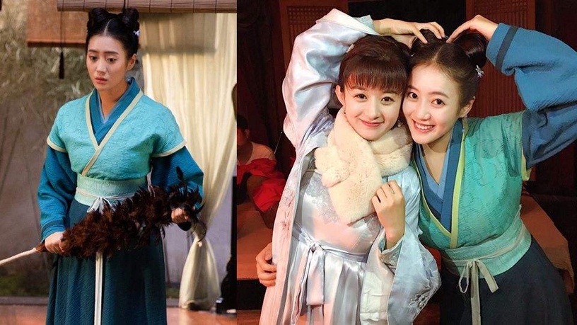 《錦衣之下》譚松韻「牛角包婢女造型」超Q!10女星古裝婢女,林依晨被笑翻,熱巴可愛