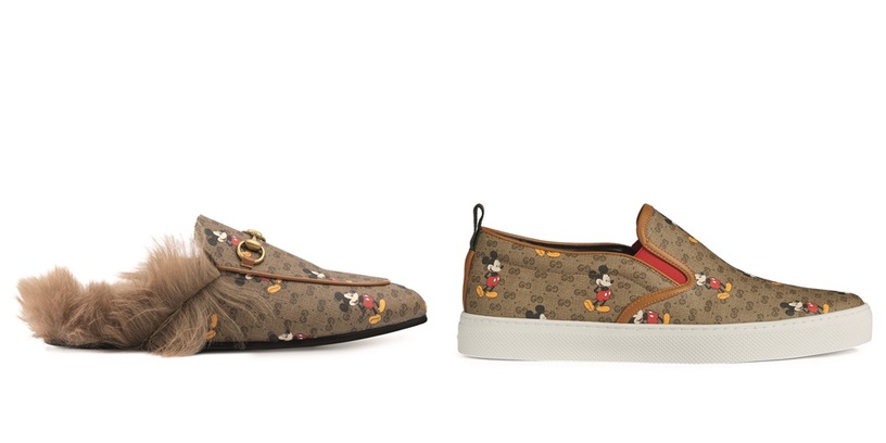 GUCCI 米奇系列超萌上市!經典GUCCI老花+米奇圖騰,水桶包、運動鞋、手機殼都要搶!
