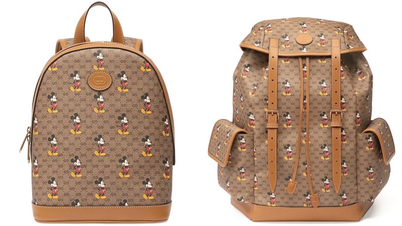 GUCCI 米奇系列超萌上市!經典GUCCI老花+米奇圖騰,水桶包、運動鞋、手機殼都要搶!
