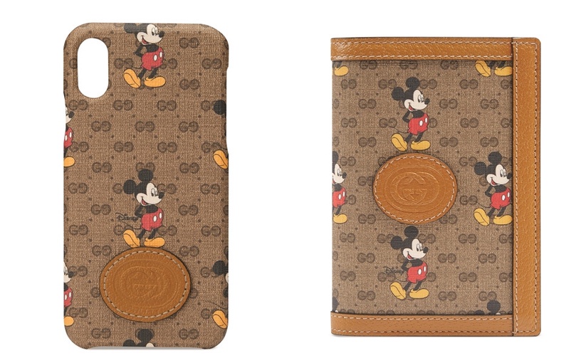 GUCCI 米奇系列超萌上市!經典GUCCI老花+米奇圖騰,水桶包、運動鞋、手機殼都要搶!