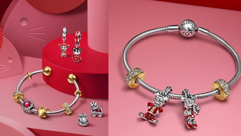 PANDORA 2020與超級巨星米奇、米妮來恭賀新年啦!
