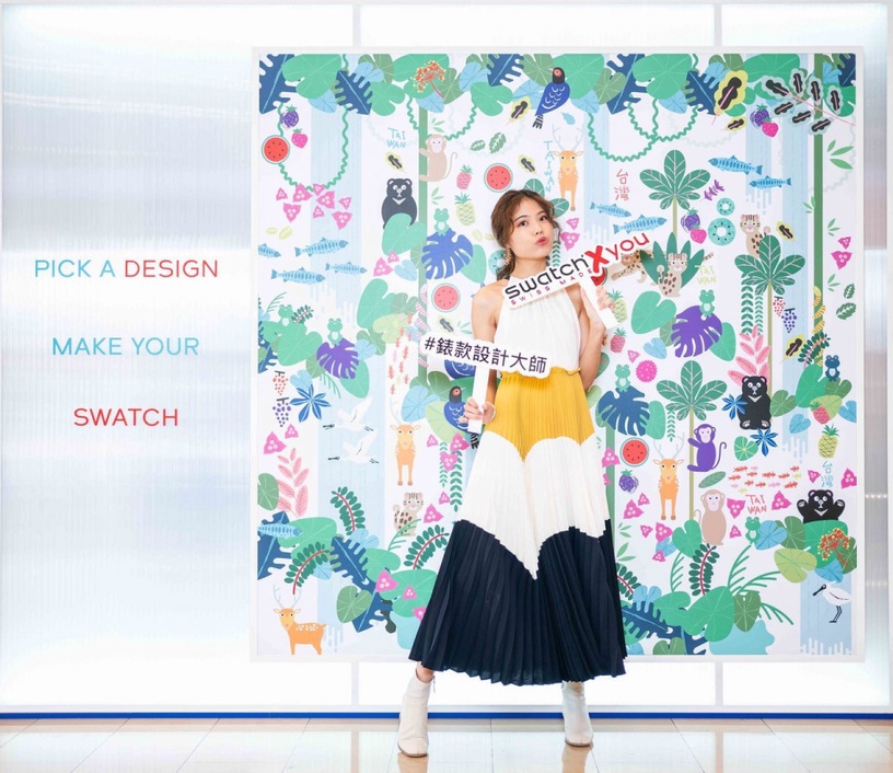 「Swatch X You客製化手錶」登陸台北101,2款台灣獨家畫布萌度破表,快來蒐集~