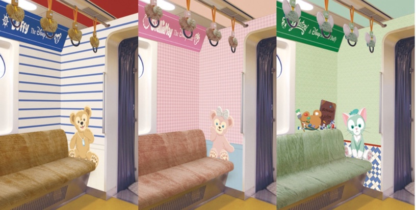 東京迪士尼「達菲熊列車」可愛上路!車箱搶先看、達菲Duffy與新朋友造型手把巨可愛