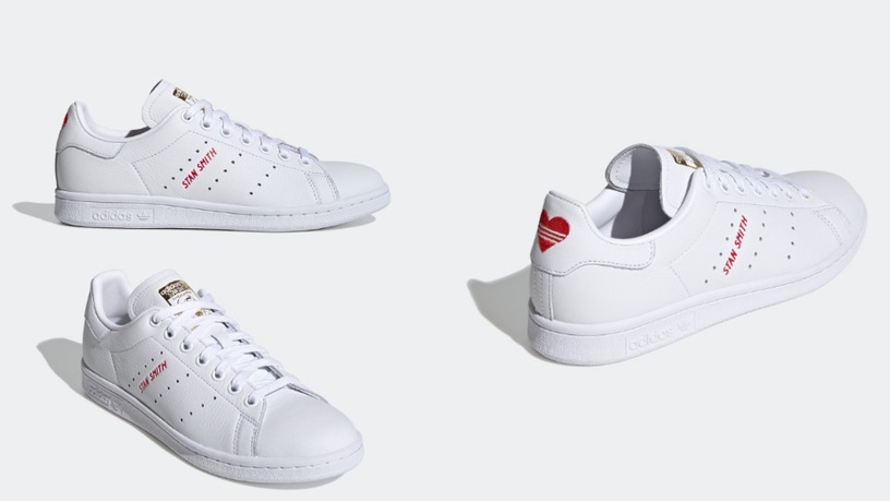 ADIDAS「STAN SMITH / CONTINENTAL 80」情人節限定款式,真心好看~