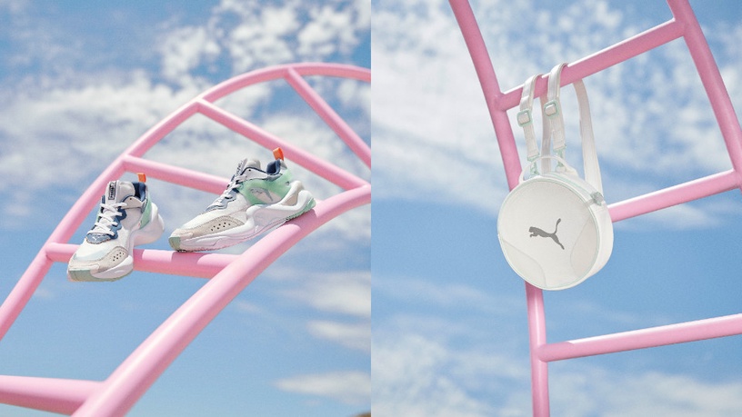 PUMA新慢跑鞋「薄荷綠×果凍粉」也太美了吧!