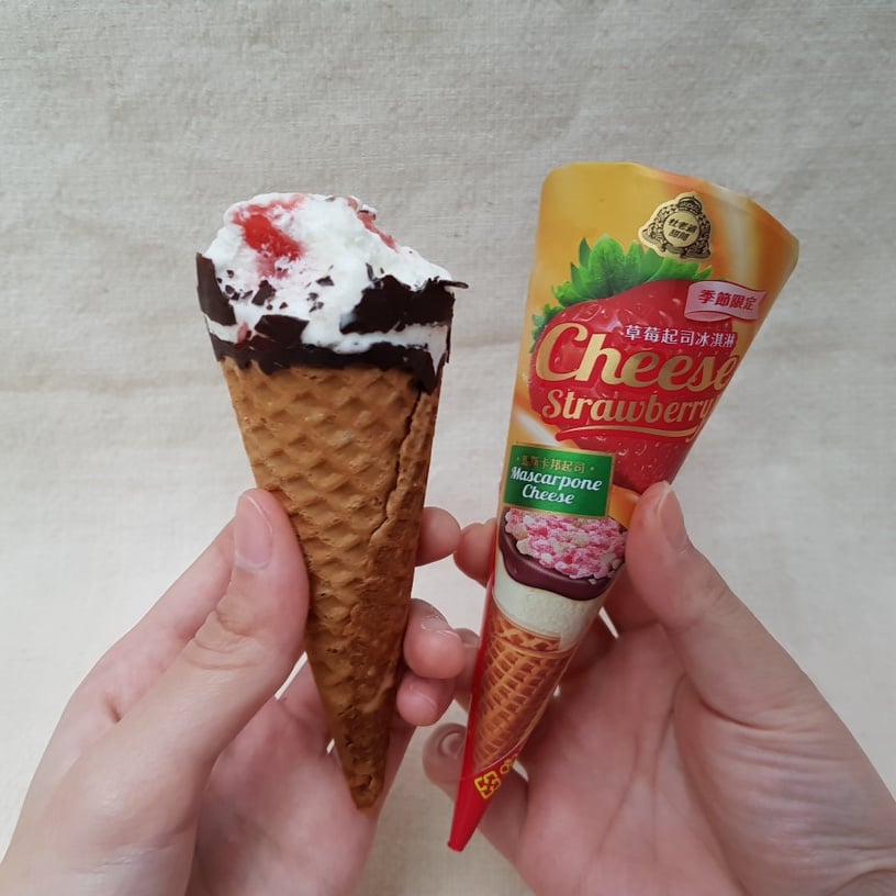 杜老爺季節限定「草莓起司」口味!曠世奇派&甜筒,濃郁起司尬上草莓,再冷都要吃一支