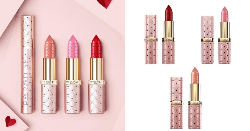 必須搶!LOREAL推情人節限定「愛心小粉管」~粉嫩包裝超夢幻,唇釉、睫毛膏也不能錯過