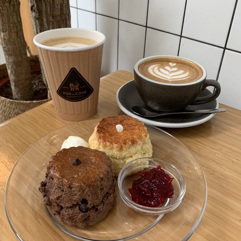 新竹必去文青咖啡店推薦!coca coffee渴口手沖咖啡、FOX.CONE coffee&bakes好吃又好拍
