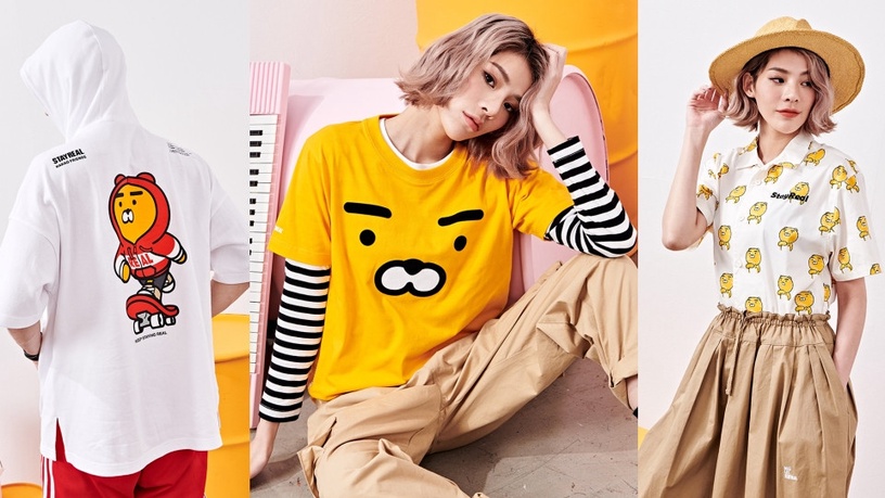 STAYREAL X KAKAO FRIENDS超強聯名!萊恩大頭T、口罩、漁夫帽、雨衣太生火!