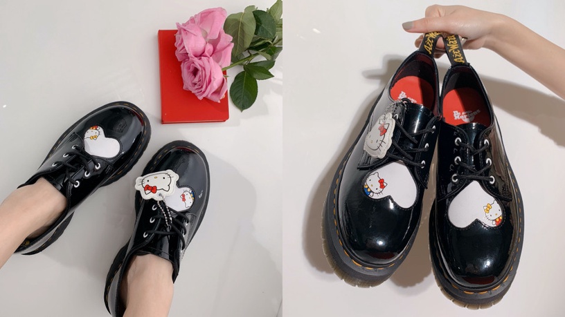 Dr. Martens 和「Hello Kitty」聯名了!超萌kitty厚底馬汀,爆炸可愛只能買了~