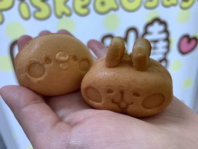 卡娜赫拉的小動物人形燒在西門!粉紅兔兔、P助Mini燒超萌,蜂蜜、麻糬都好吃