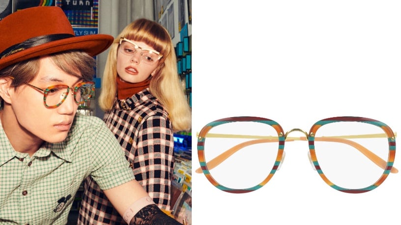 GUCCI 春夏系列漸層無框太陽眼鏡 / NT$16,100 。往右滑看更多圖集!