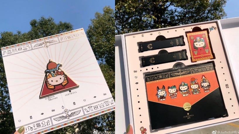 橘朵推出「HELLO KITTY大英博物館」系列!法老王KITTY+神秘埃及圖騰,金字塔迷必收!