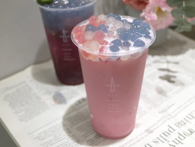 台南超夯的「十一茶屋」來台北囉！療癒的彩色珍珠，新開幕加碼買一送一、5元飲料優惠