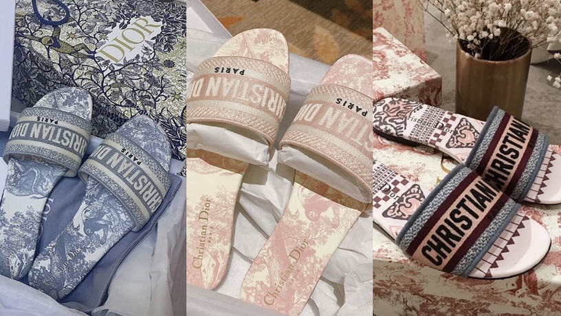 2020春夏新色!Dior「岩石霧灰Oblique帆布鞋」高雅配色+經典老花,根本是仙女的鞋!