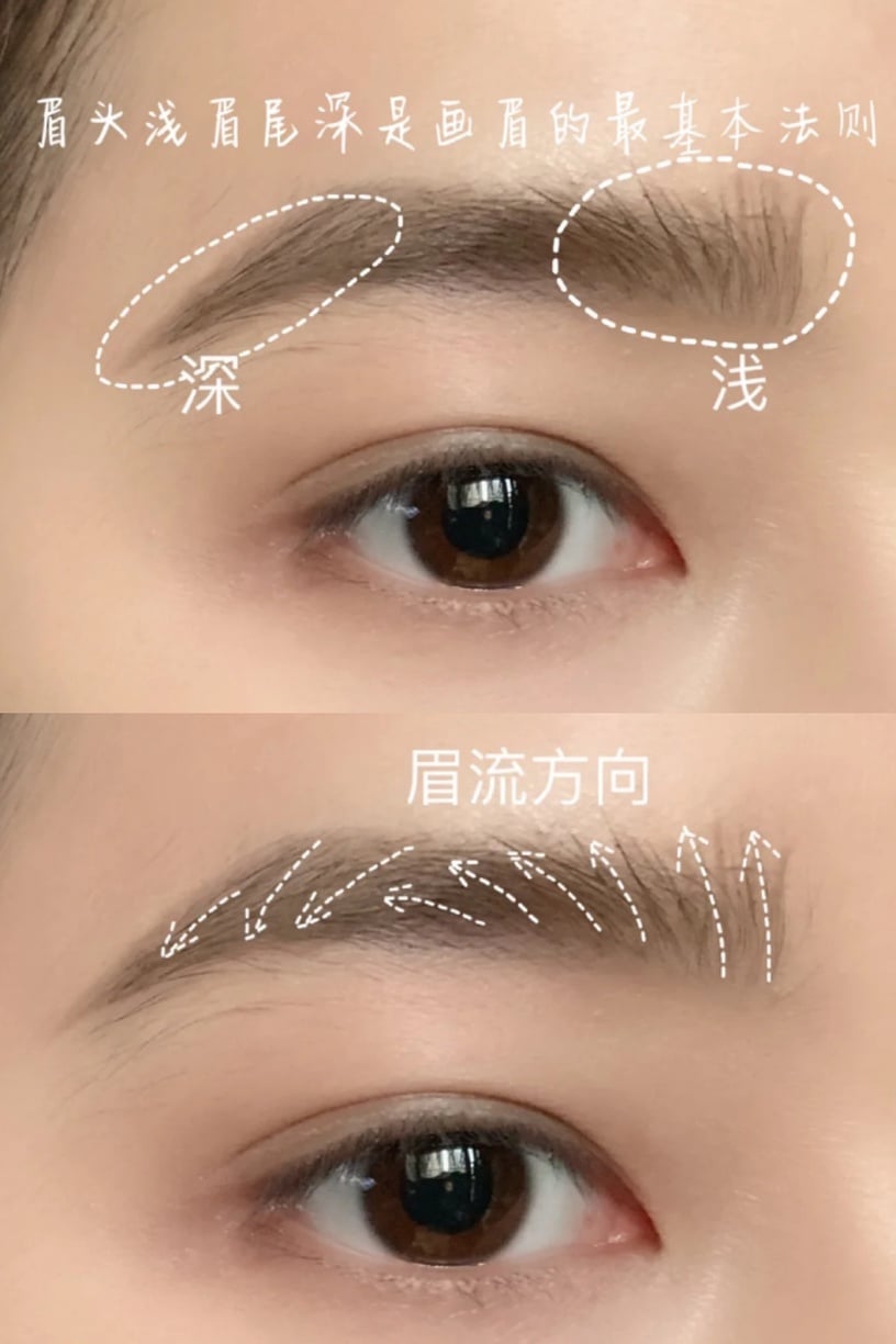 眉毛不會畫?化妝師3步驟畫出絨霧眉毛,加碼畫眉誤區說明,初學者速離開畫眉新手村!