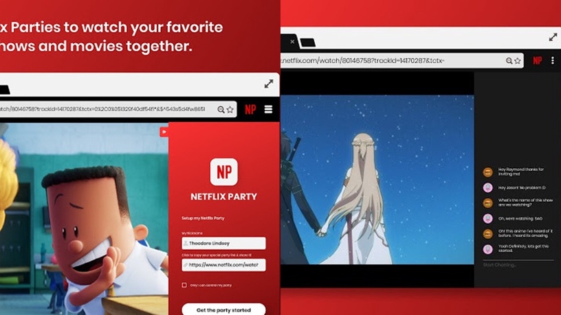 居家防疫救星!免費版「Netflix Party」讓你一個人在家也能與朋友同步看劇、聊天~