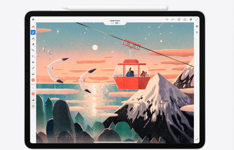 iPad Pro 讓你既像在使用電腦,又有實體拿筆使用的獨特感受!