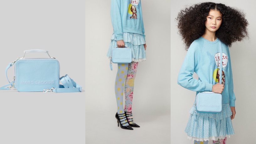 Marc Jacobs The Box 餐盒包#冰雪藍,NT$16,900